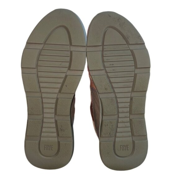 Frye Women's Pink Brown Leather Sport Stud Shoes Sz 8M - Picture 8 of 10